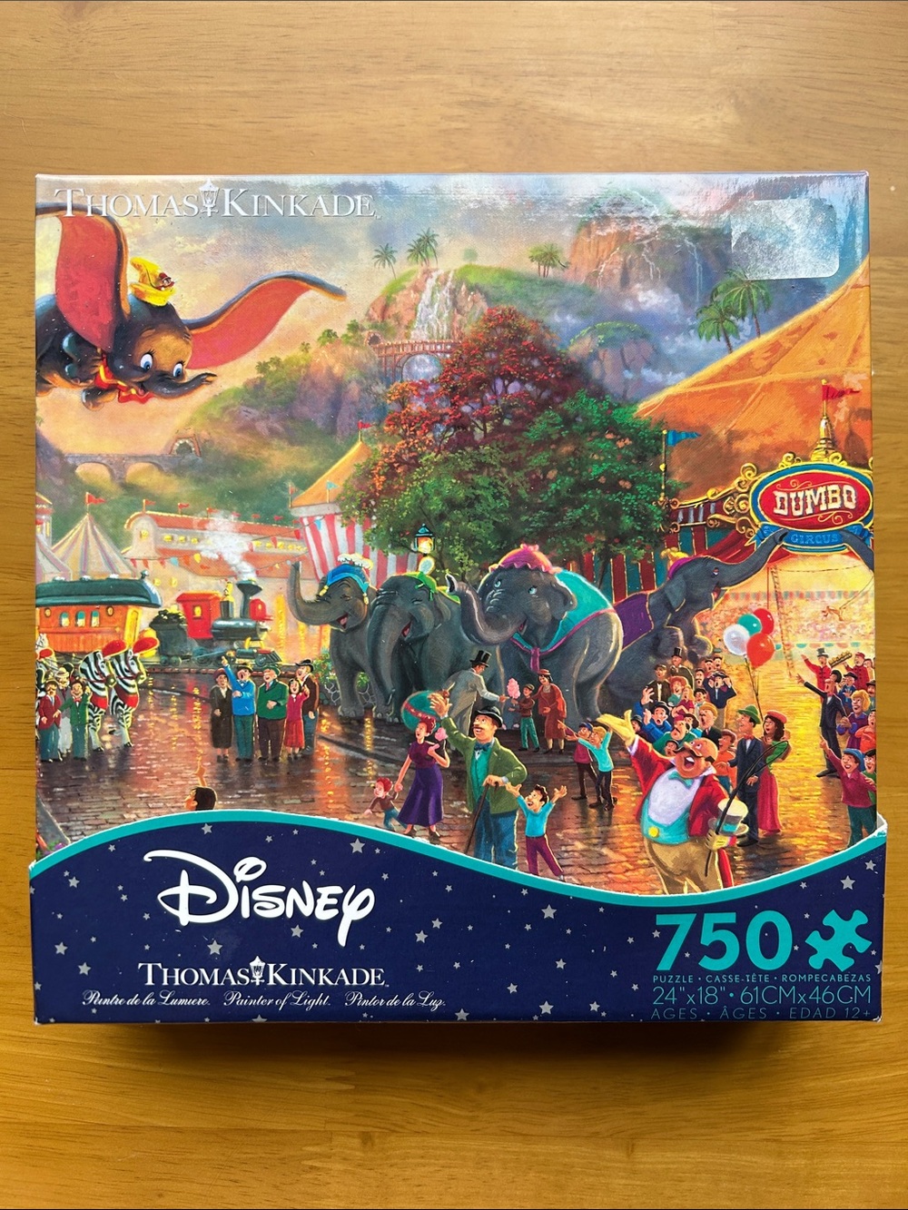 Disney Dumbo Circus Puzzle - Red, Blue, Green, Yellow